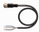 Turck 6625505 - Conector M12 hembra recto PUR negro 4-polos 10M extremo libre SMT